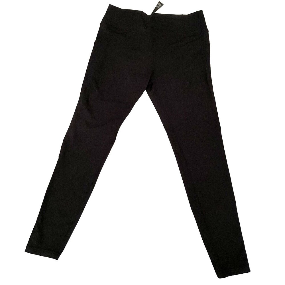 Baleaf Womens Leggings High Waist Yoga Pants Black Pockets  XL New With Tags